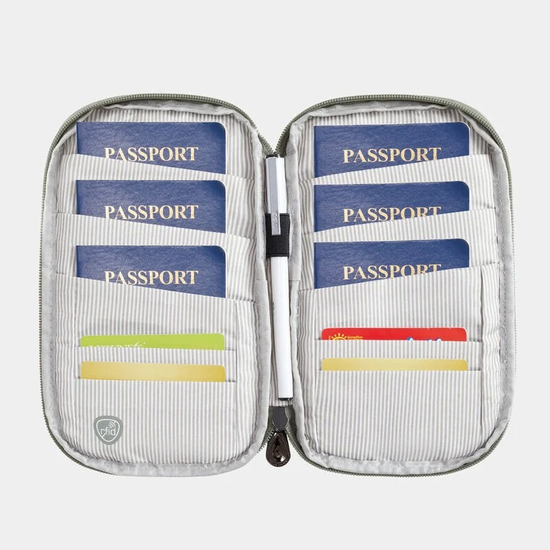 Travelon RFID Blocking Family Passport Wallet 49