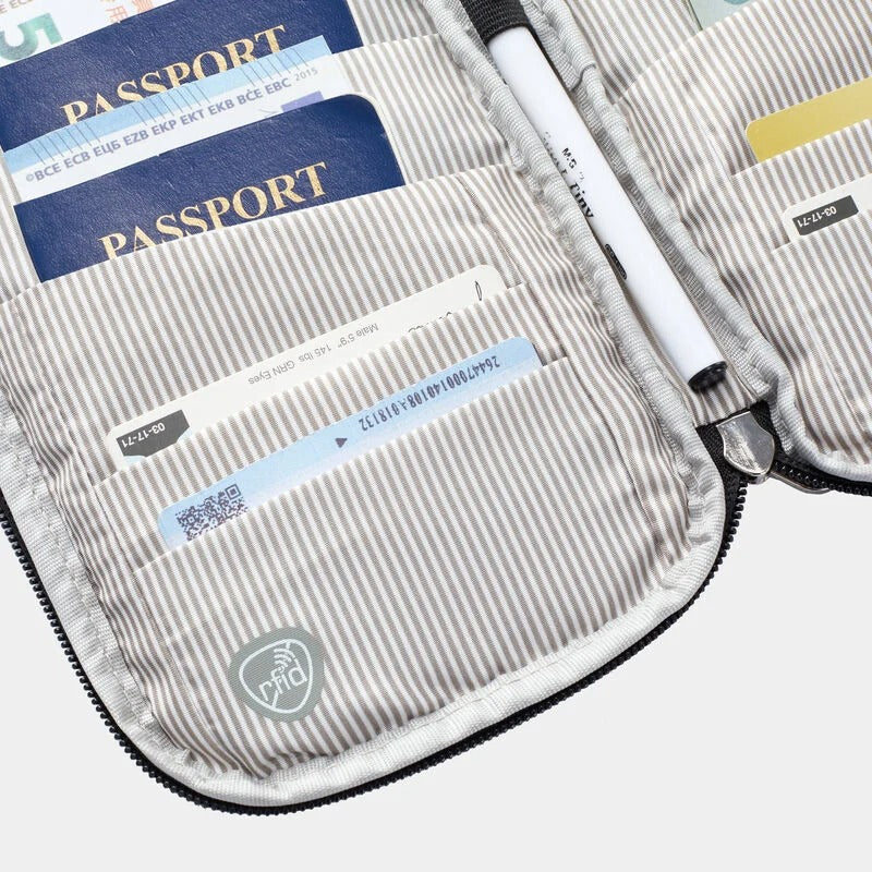 Travelon RFID Blocking Family Passport Wallet 54