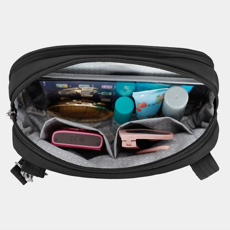 Travelon Runways Anti-Theft Double Compartment Crossbody 83