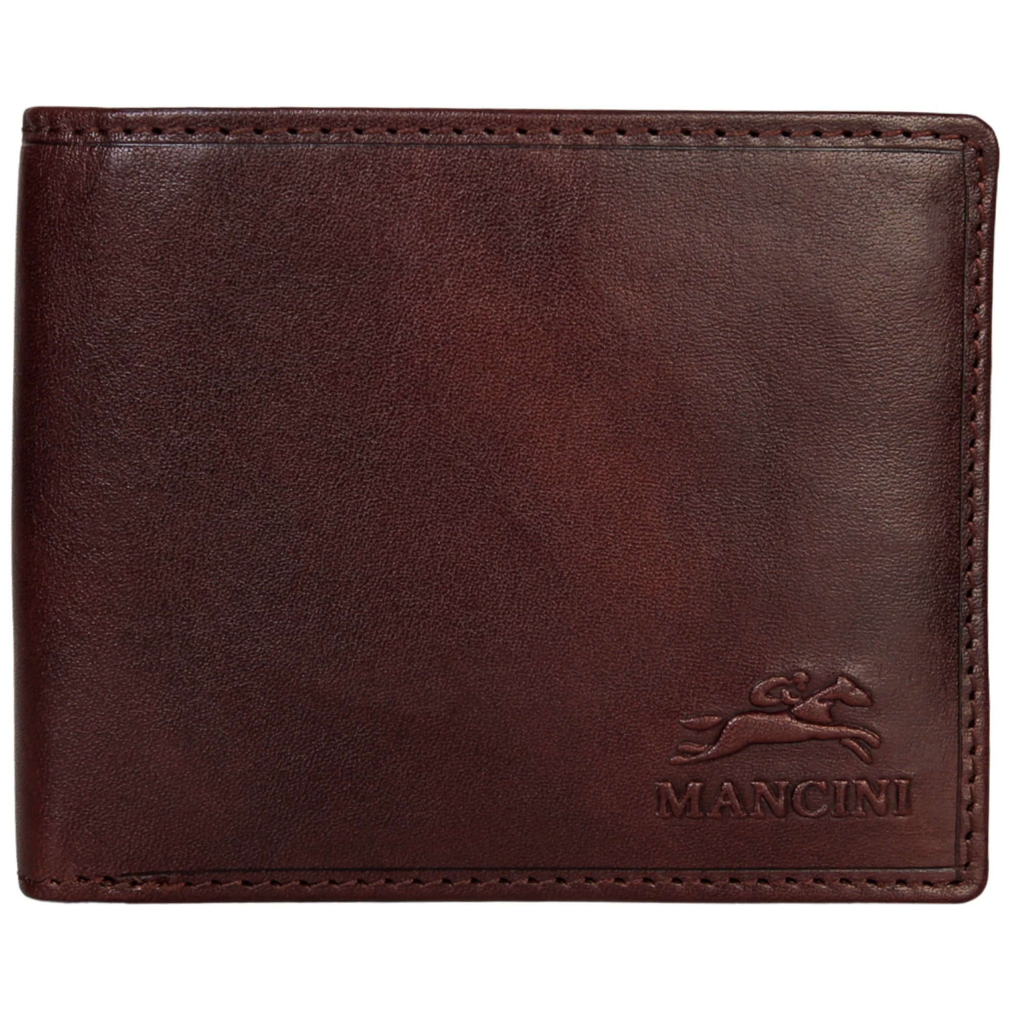 Mancini Pelle D’oro RFID Secure Left Wing Billfold 11