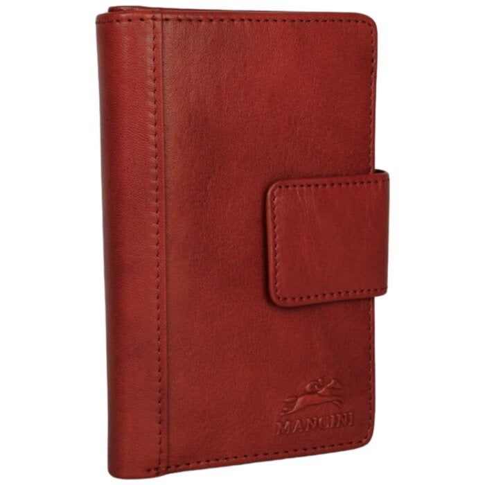 Mancini Pelle D’oro RFID Secure Medium Clutch Wallet 7