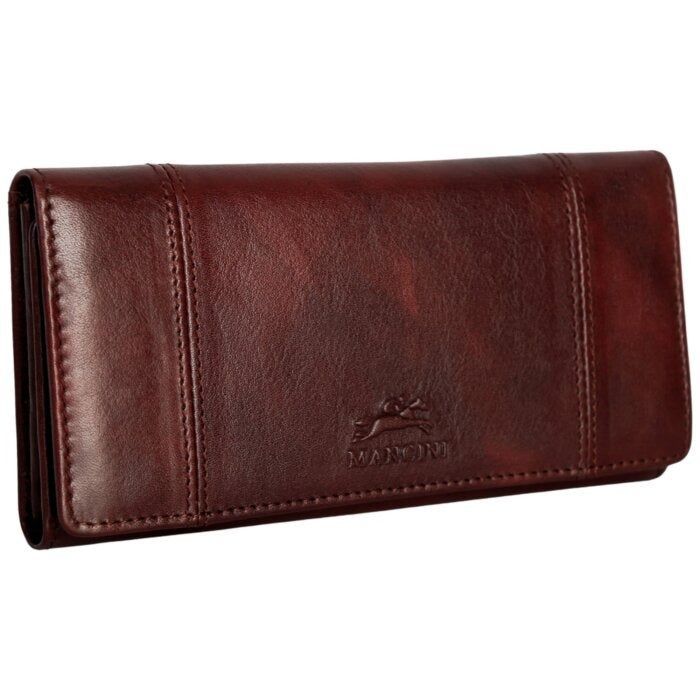 Mancini Pelle D’oro RFID Secure Quad Fold Wallet 16