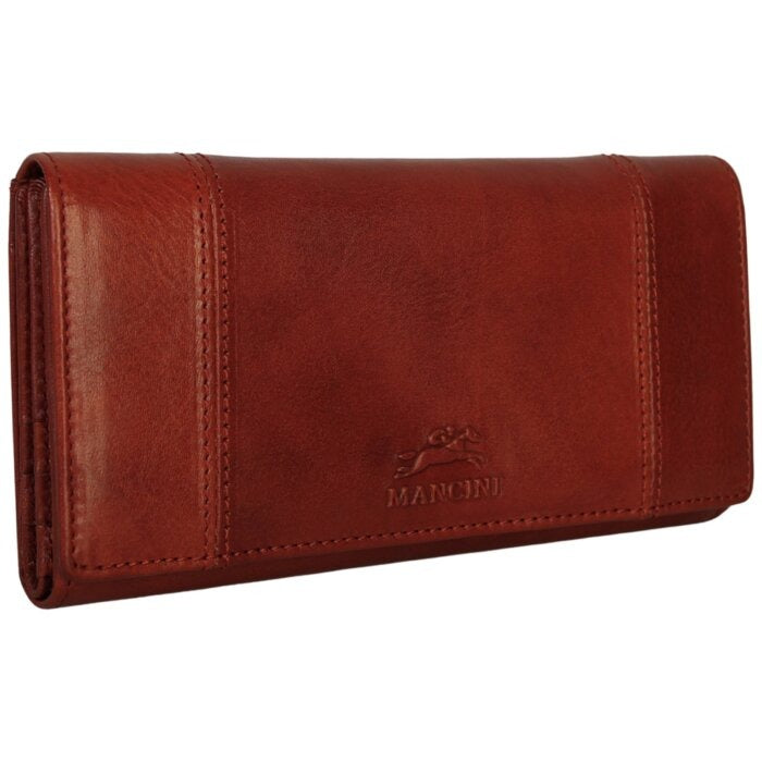 Mancini Pelle D’oro RFID Secure Quad Fold Wallet 25