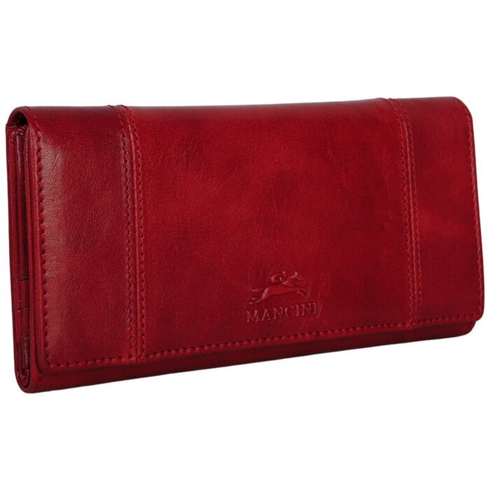 Mancini Pelle D’oro RFID Secure Quad Fold Wallet 20