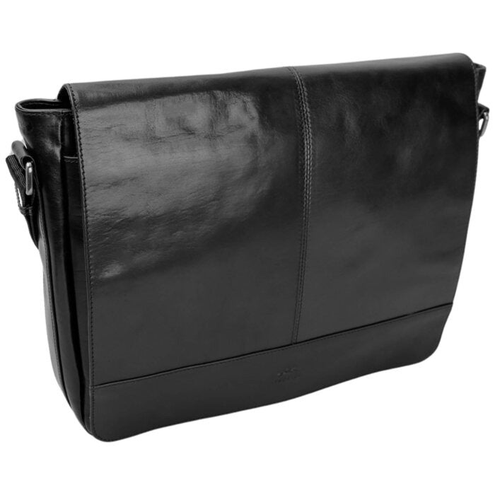 Mancini Pelle D’oro 15” Laptop / Tablet Messenger Bag 18