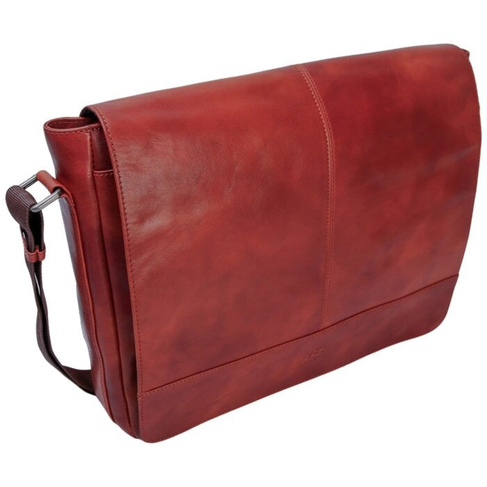 Mancini Pelle D’oro 15” Laptop / Tablet Messenger Bag 24