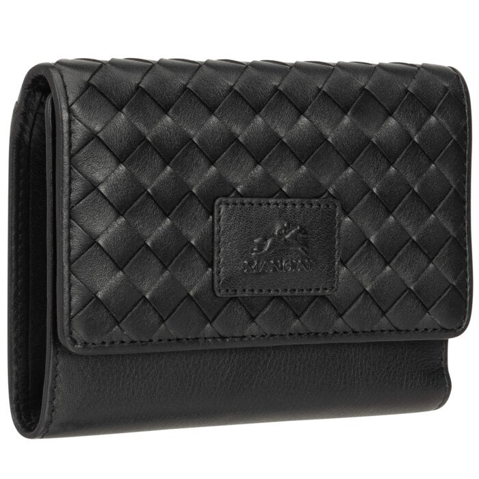 Mancini Basket Weave RFID Secure Medium Clutch Wallet 9
