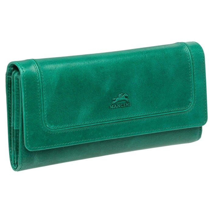 Mancini South Beach RFID Secure Quadruple Fold Wallet 27