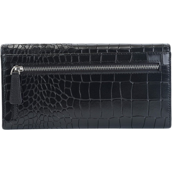 Mancini Croco2 Women’s Trifold Wallet 17