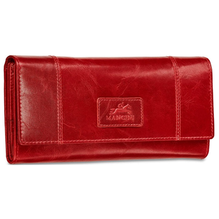 Mancini Casablanca Ladies’ RFID Secure Trifold Wallet 11