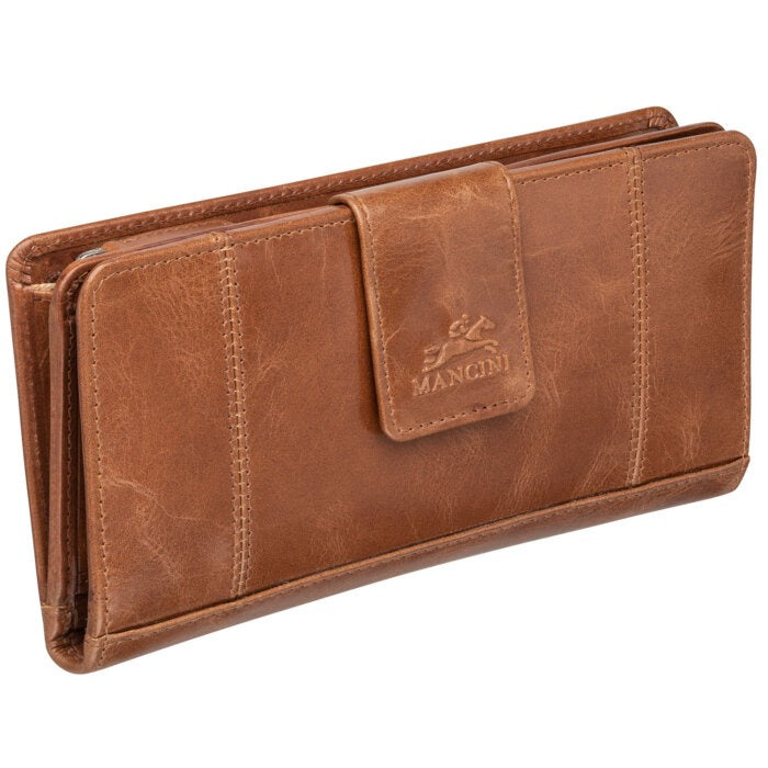 Mancini Casablanca Ladies’ RFID Secure Clutch Wallet 6