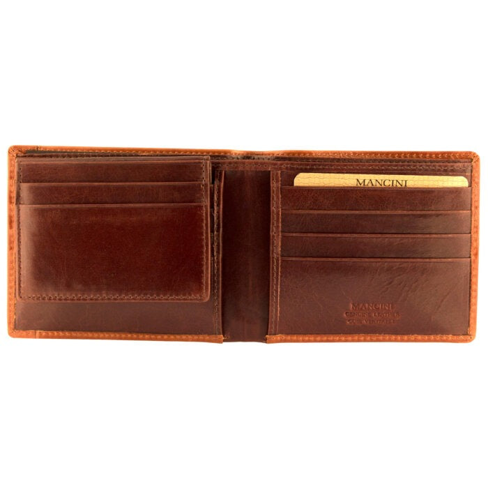 MANCINI Casablanca Men’s Billfold with Removable Passcase 14
