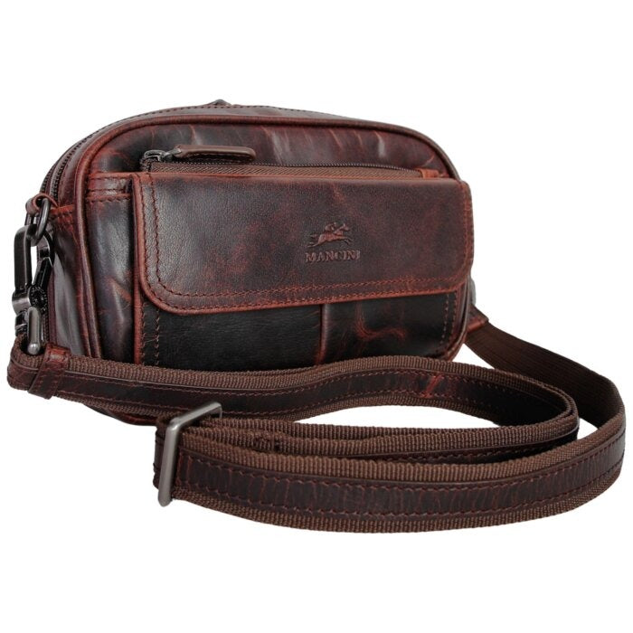 MANCINI Buffalo Unisex Bag with Zippered Organizer Pocket 3