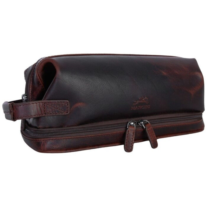 MANCINI Buffalo Classic Toiletry Kit with Zippered Organizer 7
