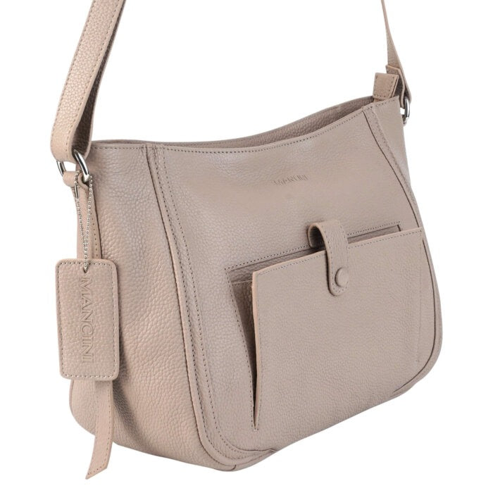 Mancini Pebbled Sophia Crossbody Bag 10