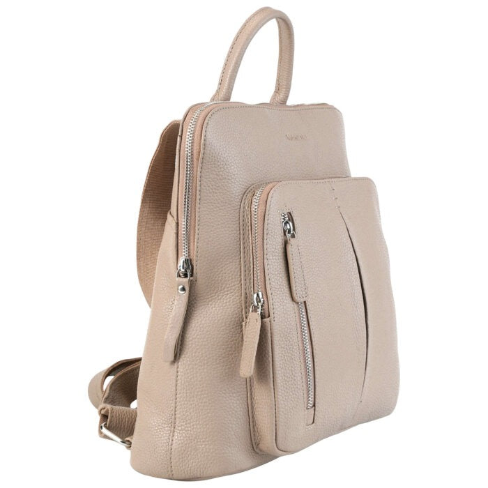 Sac à dos en cuir grainé Mancini 11