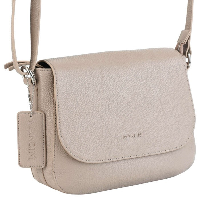Mancini Pebbled Amy Crossbody Bag 16