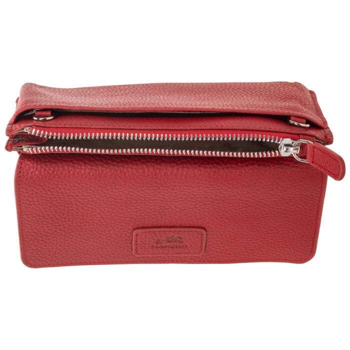 Mancini Pebbled Ladies RFID Crossbody Wallet 8