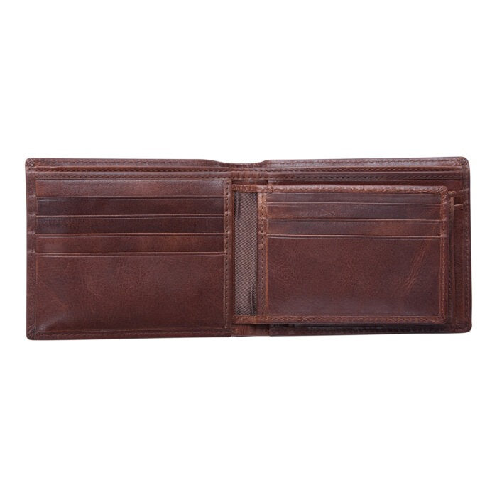 MANCINI Boulder Men’s RFID Secure Wallet with Removable Passcase & Coin Pocket 12