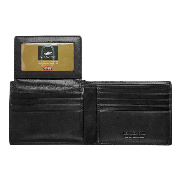 MANCINI Boulder Men’s RFID Secure Billfold with Removable Passcase 8