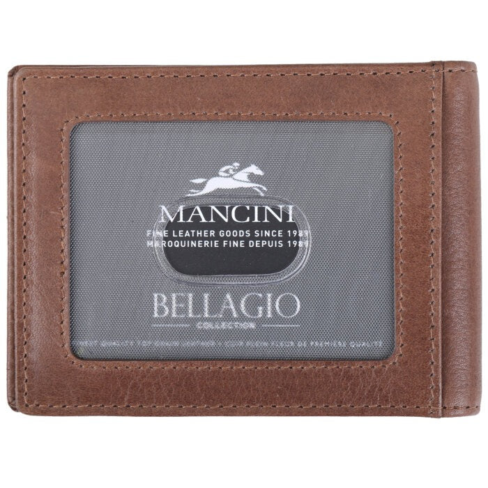 MANCINI Bellagio Deluxe RFID Slim Bill Clip 16