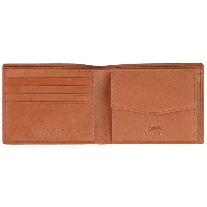 MANCINI Bellagio RFID Billfold with Coin Pocket 6
