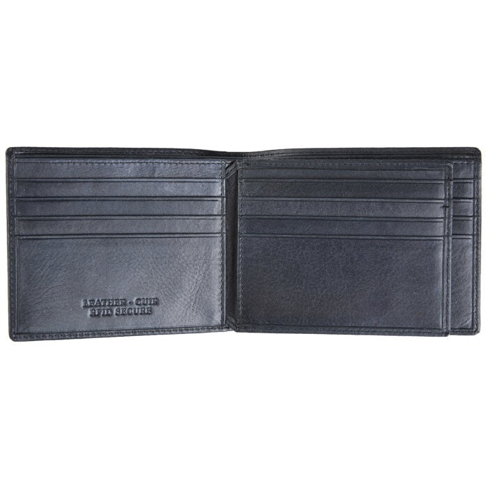 MANCINI Bellagio Center Wing RFID Billfold 15