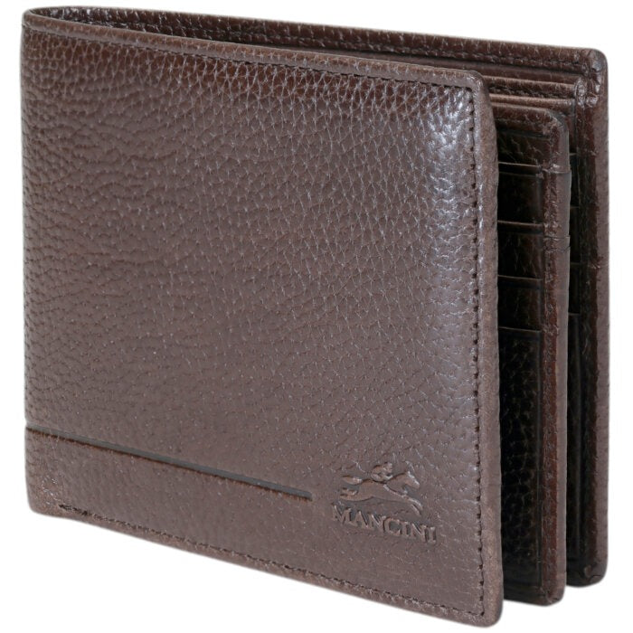 MANCINI Fifth Avenue RFID Secure Center Wing Billfold 5