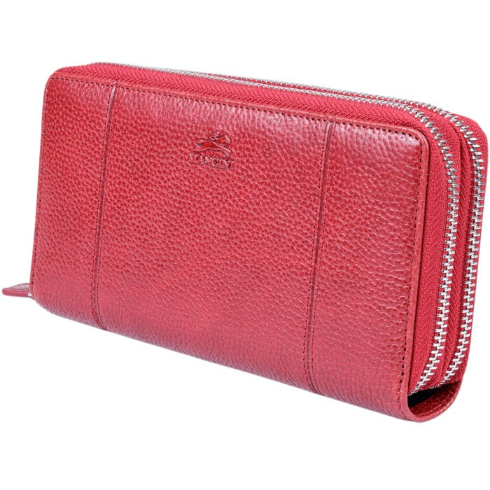 Mancini Fifth Avenue RFID Secure Double Zipper Wallet 7