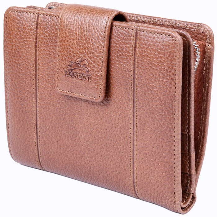 Mancini Fifth Avenue RFID Secure Medium Clutch Wallet 13