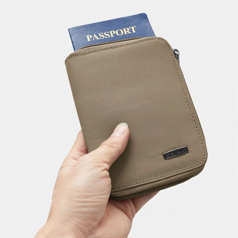 Travelon RFID Blocking Passport Zip Wallet 14
