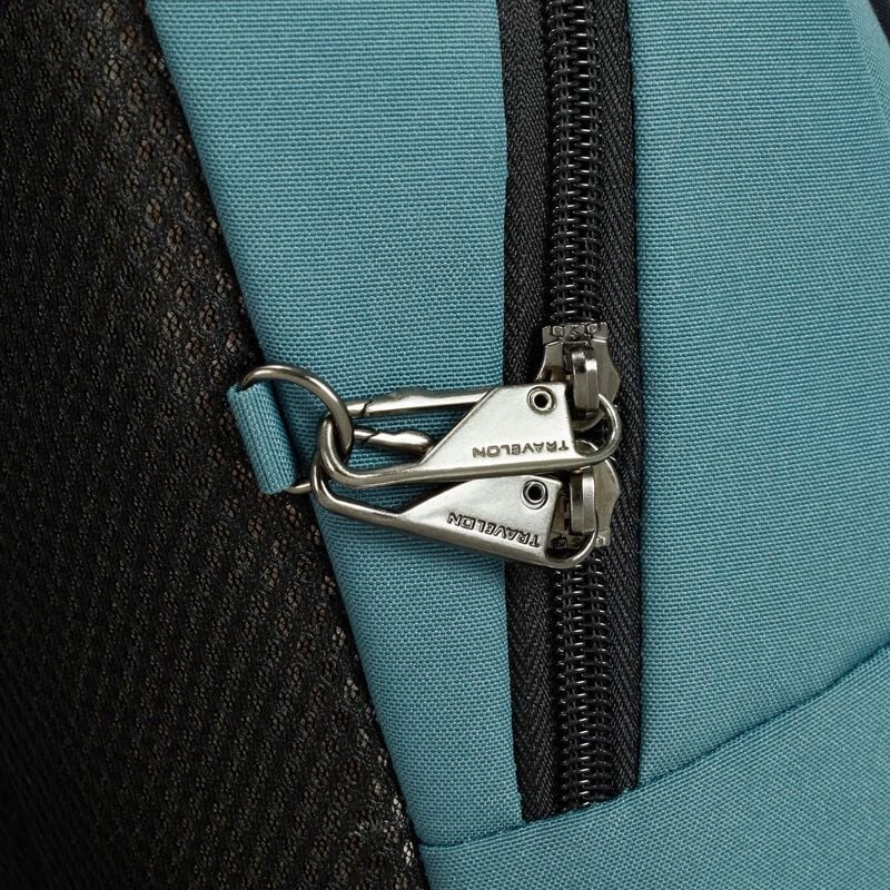 Travelon Voyages Anti-Theft Small Backpack with XL Water Bottle Pocket 17