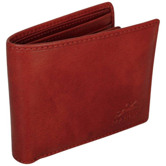 Mancini Pelle D’oro RFID Secure Center Wing Billfold 5
