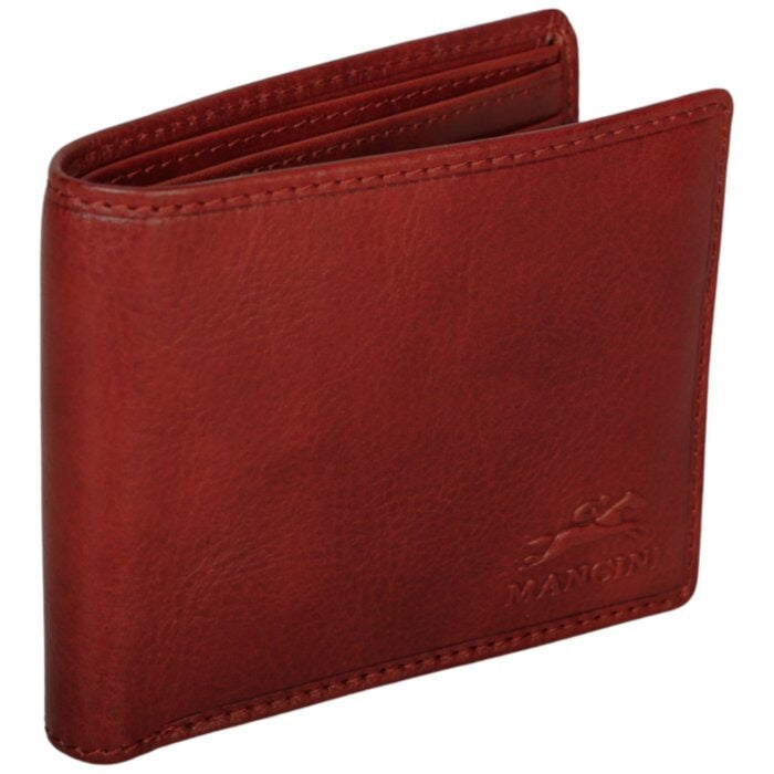 Mancini Pelle D’oro RFID Secure Left Wing Billfold 7