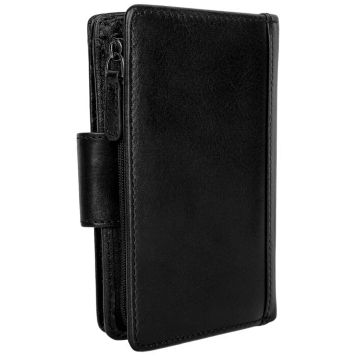 Mancini Pelle D’oro RFID Secure Medium Clutch Wallet 19