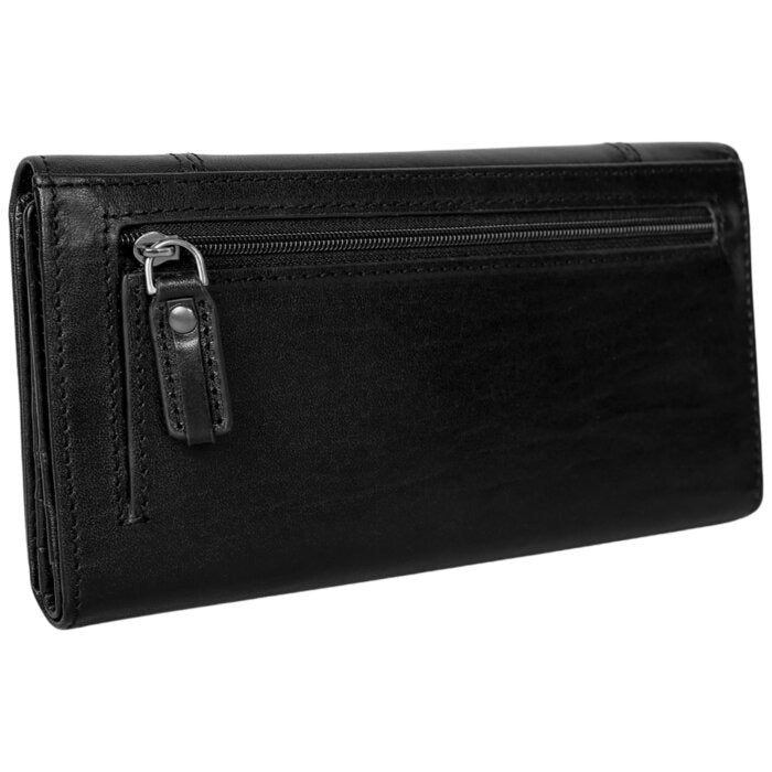 Mancini Pelle D’oro RFID Secure Quad Fold Wallet 7