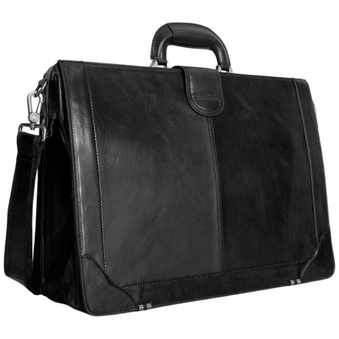 MANCINI Pelle D’Oro Litigator Briefcase 16