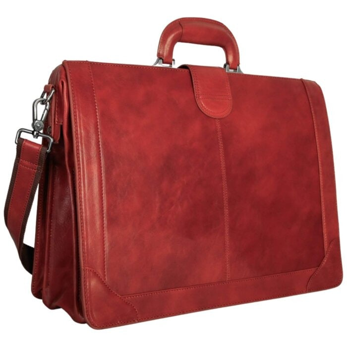 MANCINI Pelle D’Oro Litigator Briefcase 9
