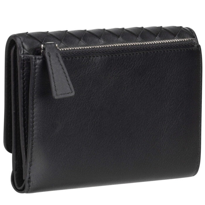 Mancini Basket Weave RFID Secure Medium Clutch Wallet 10
