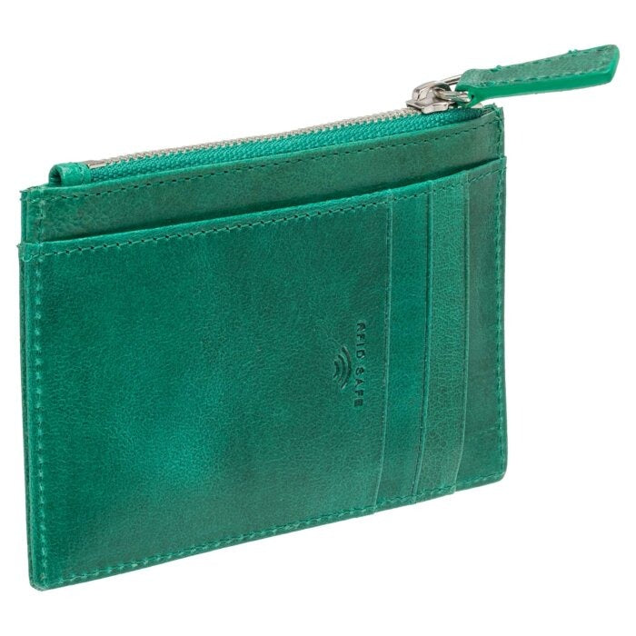 Mancini South Beach RFID Secure Card Case and Coin Pocket 18