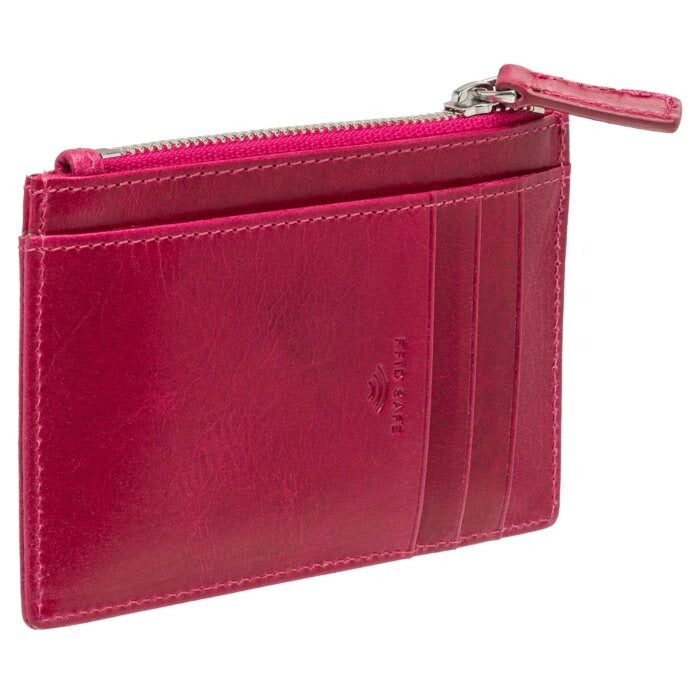 Mancini South Beach RFID Secure Card Case and Coin Pocket 14