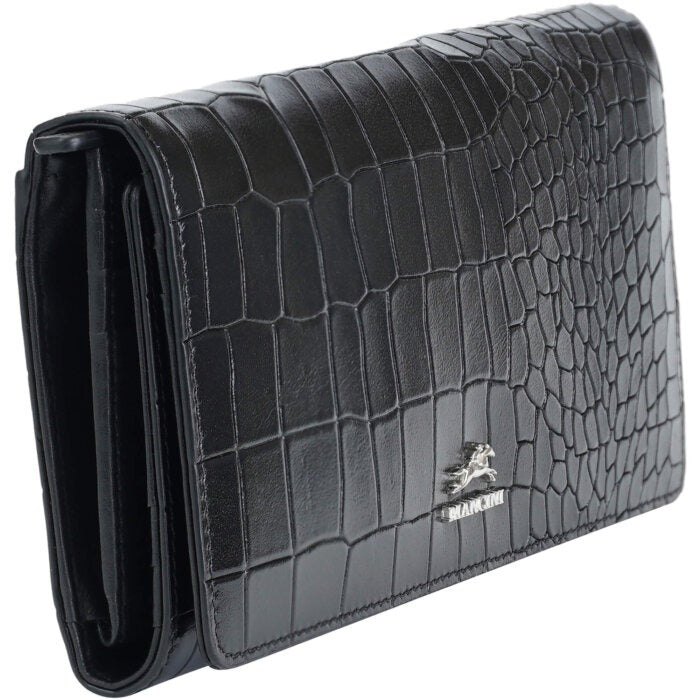 Mancini Croco2 Women’s Trifold Wallet 18