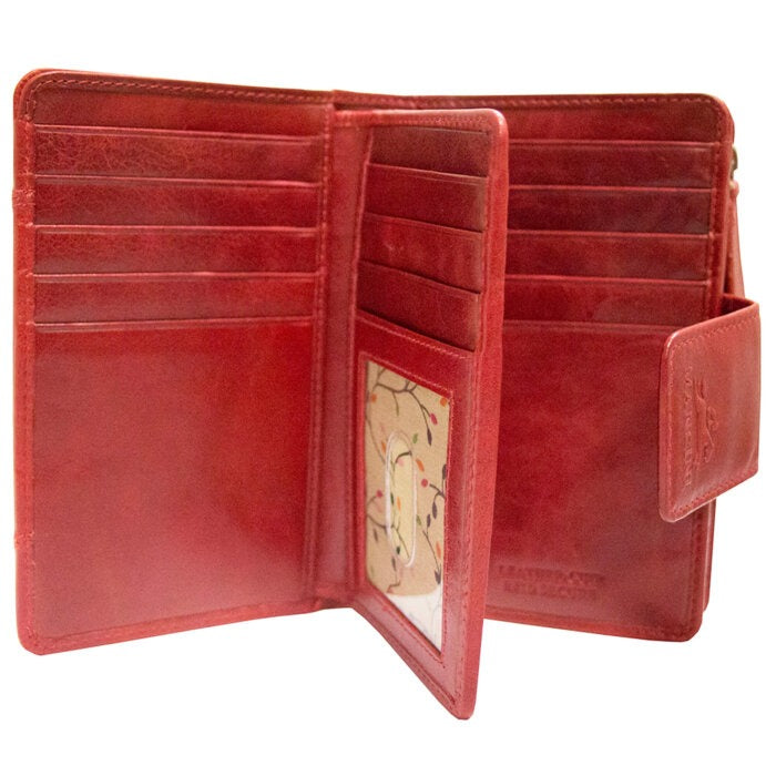 Mancini Casablanca Ladies’ RFID Secure Medium Clutch Wallet 10