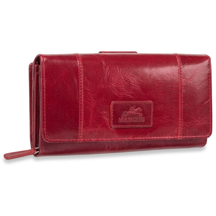 Mancini Casablanca Ladies’ RFID Secure Medium Clutch Wallet 11