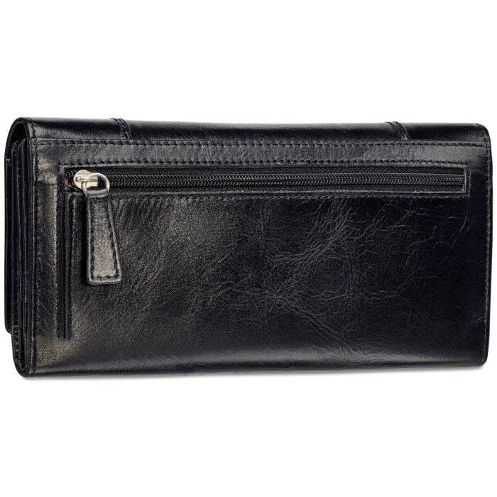 Mancini Casablanca Ladies’ RFID Secure Trifold Wallet 23