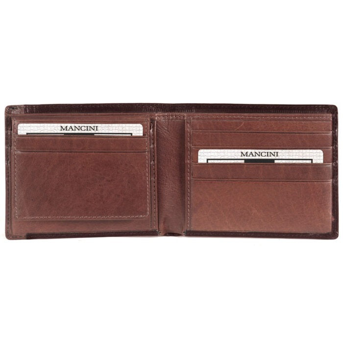 MANCINI Casablanca Men’s Billfold with Removable Passcase 9