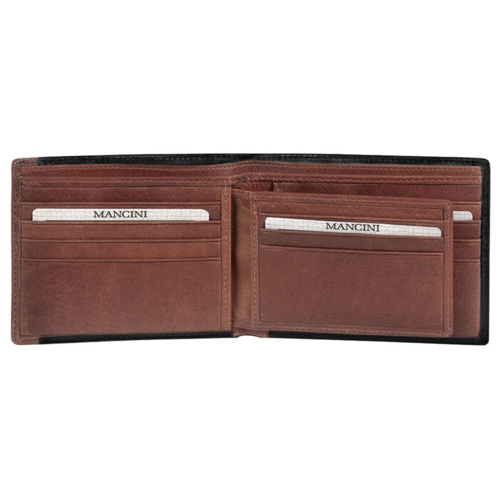 MANCINI Casablanca Men’s Billfold with Removable Passcase 13