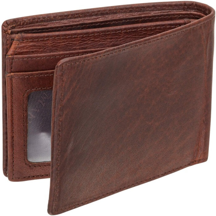 MANCINI Buffalo RFID Secure Left Wing Billfold 6