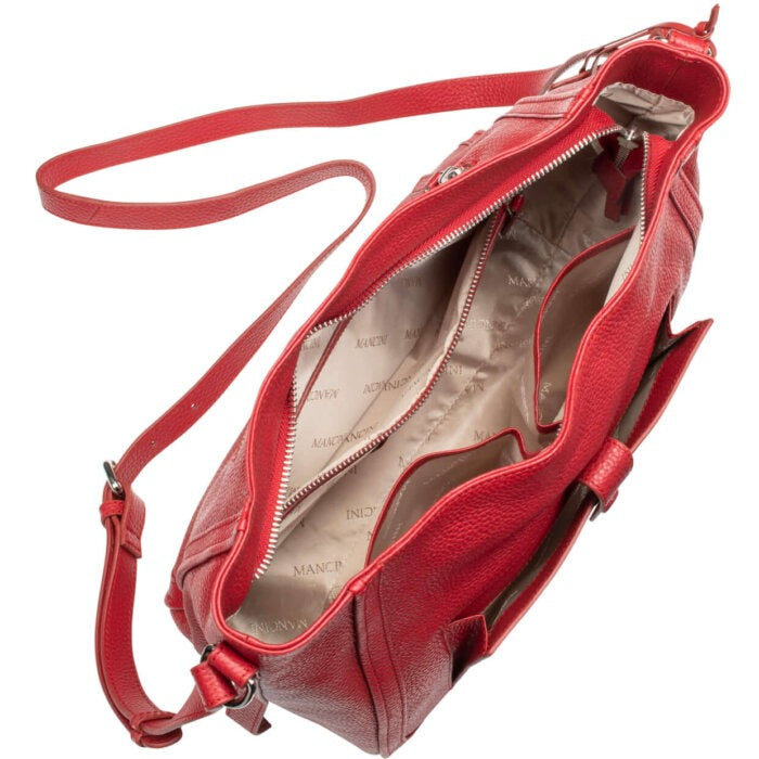 Mancini Pebbled Sophia Crossbody Bag 5