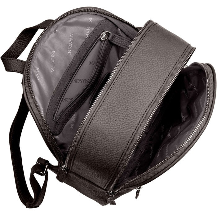 Mancini Pebbled Audrey Backpack 18
